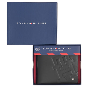 Tommy Hilfiger Wester Men'S Global Coin Wallet Black