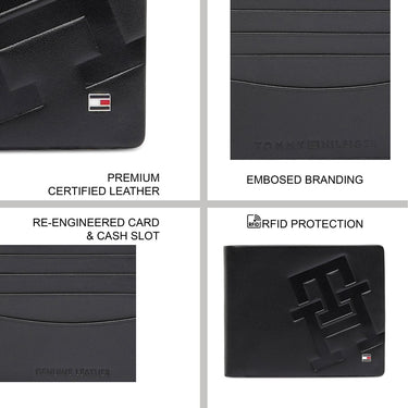 Tommy Hilfiger Wester Men'S Slimfold Wallet Black