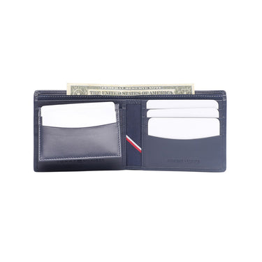 Tommy Hilfiger Wester Men'S Passcase Wallet Navy