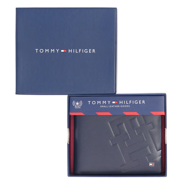 Tommy Hilfiger Wester Men'S Passcase Wallet Navy