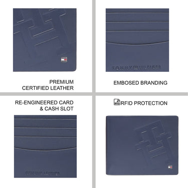 Tommy Hilfiger Wester Men's Slimfold Wallet Navy