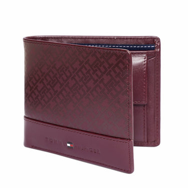 Tommy Hilfiger Serres Men's Global Coin Wallet Wine