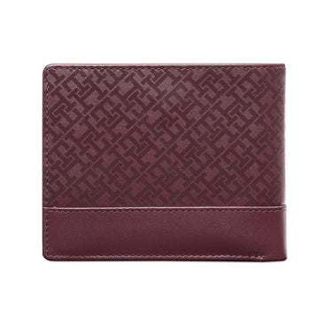 Tommy Hilfiger Serres Men's Global Coin Wallet Wine