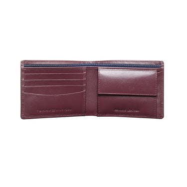 Tommy Hilfiger Serres Men's Global Coin Wallet Wine