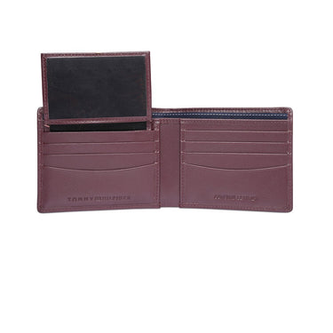 Tommy Hilfiger Serres Men's Passcase Wallet Wine