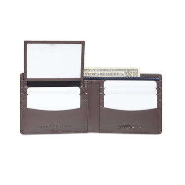 Tommy Hilfiger Venachar Mens Global Coin Wallet Black Grey