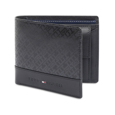 Tommy Hilfiger Serres Men'S Global Coin Wallet Black