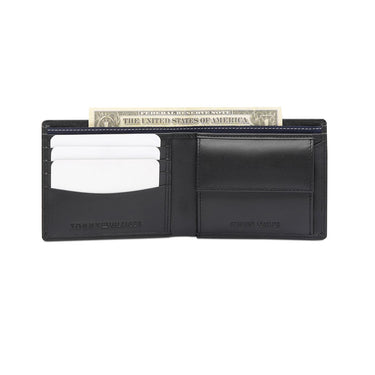 Tommy Hilfiger Serres Men'S Global Coin Wallet Black