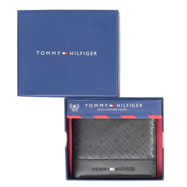 Tommy Hilfiger Serres Men'S Global Coin Wallet Black