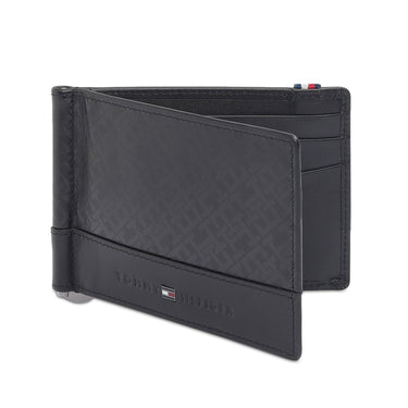 Tommy Hilfiger Braemar Men'S Moneyclip Black