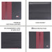 Tommy Hilfiger Alimos Men'S Global Coin Wallet Black+Wine