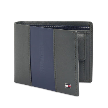 Tommy Hilfiger Alimos Men'S Global Coin Wallet Olive+Navy