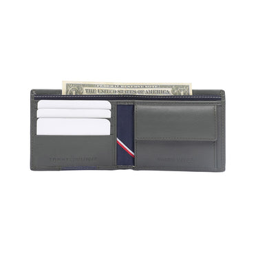 Tommy Hilfiger Alimos Men'S Global Coin Wallet Olive+Navy