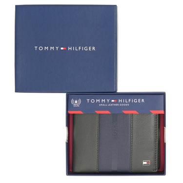 Tommy Hilfiger Alimos Men'S Global Coin Wallet Olive+Navy