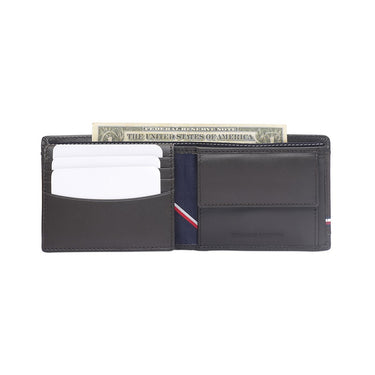 Tommy Hilfiger Neapoli Men'S Multicard Coin Wallet Brown