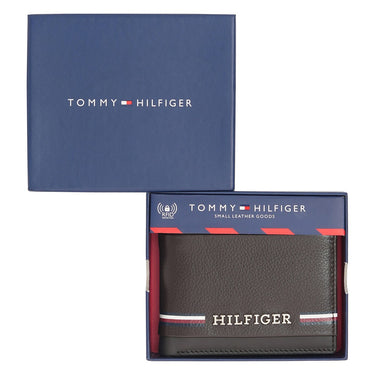 Tommy Hilfiger Neapoli Men'S Multicard Coin Wallet Brown