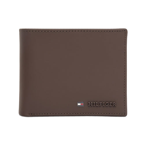 Tommy Hilfiger Grevena Men'S Global Coin Wallet Brown