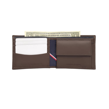 Tommy Hilfiger Grevena Men's Global Coin Wallet Brown