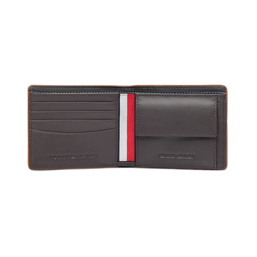 Tommy Hilfiger Anatoli Men'S Global Coin Wallet Brown