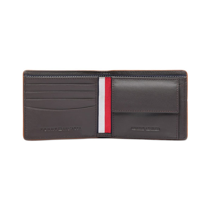 Tommy Hilfiger Anatoli Men'S Global Coin Wallet Brown