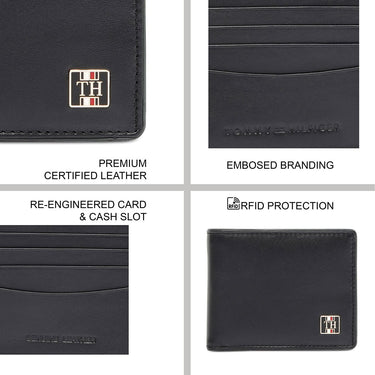 Tommy Hilfiger Anatoli Men'S Slimfold Wallet Black
