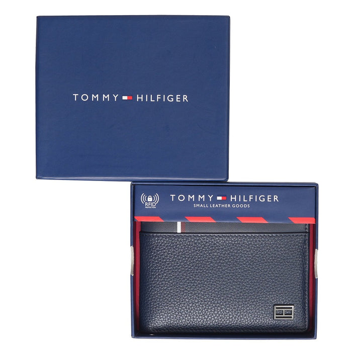 Tommy Hilfiger Anoixi Mens Passcase Wallet Navy