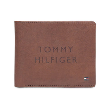 Tommy Hilfiger Thasos Men'S Slimfold Wallet Brown