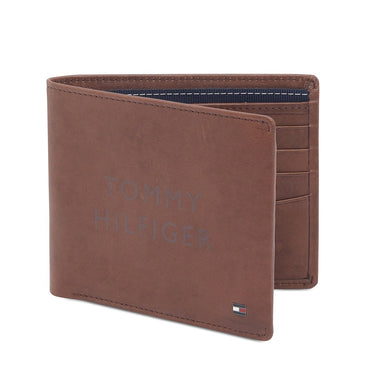 Tommy Hilfiger Thasos Men'S Slimfold Wallet Brown