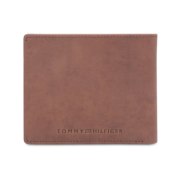 Tommy Hilfiger Thasos Men'S Slimfold Wallet Brown