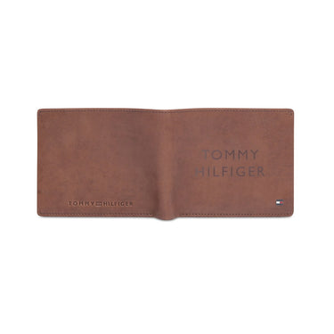 Tommy Hilfiger Thasos Men'S Slimfold Wallet Brown