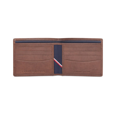 Tommy Hilfiger Thasos Men'S Slimfold Wallet Brown