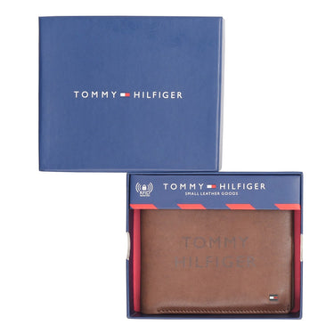 Tommy Hilfiger Thasos Men'S Slimfold Wallet Brown
