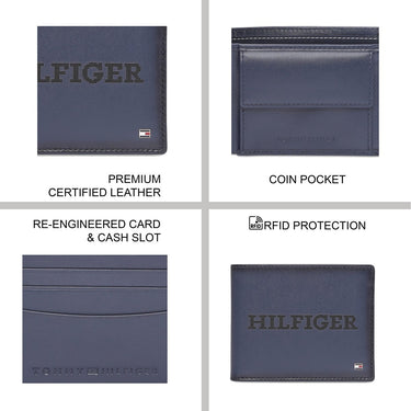 Tommy Hilfiger Zaros Men's Global Coin Wallet Navy