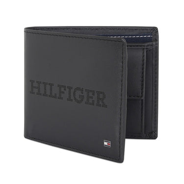 Tommy Hilfiger Zaros Men'S Global Coin Wallet Black