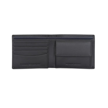 Tommy Hilfiger Zaros Men'S Global Coin Wallet Black