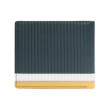 Tommy Hilfiger Samos Men'S Slimfold Wallet Green+White