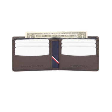 Tommy Hilfiger Clova Men'S Slimfold Wallet Brown