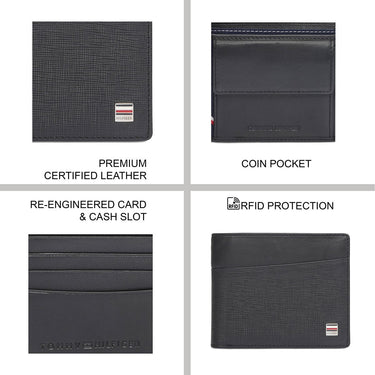 Tommy Hilfiger Lomond Men's Global Coin Wallet Black