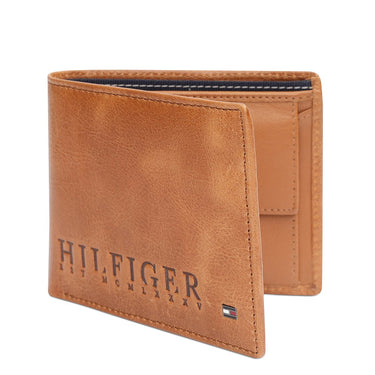 Tommy Hilfiger Orkney Men's Global Coin Wallet Tan