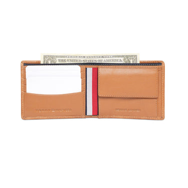 Tommy Hilfiger Orkney Men's Global Coin Wallet Tan