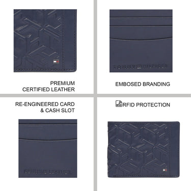 Tommy Hilfiger Knoydart Men'S Passcase Wallet Navy