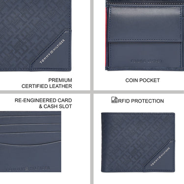 Tommy Hilfiger Colonsay Men's Global Coin Wallet Navy
