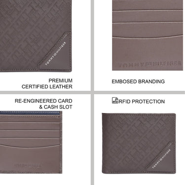 Tommy Hilfiger Colonsay Men's Passcase Wallet Brown