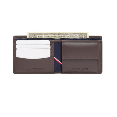 Tommy Hilfiger Perthshire Men'S Global Coin Wallet Brown