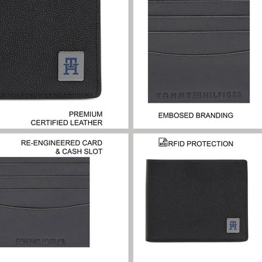 Tommy Hilfiger Perthshire Men'S Passcase Wallet Black