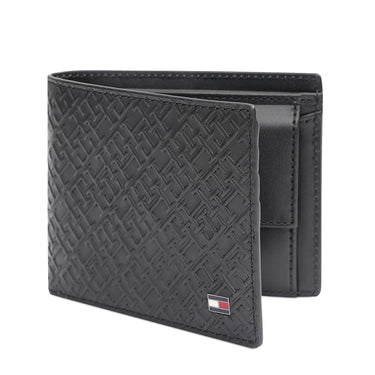 Tommy Hilfiger Greywalls Men's Global Coin Wallet Black