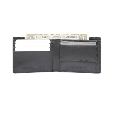 Tommy Hilfiger Greywalls Men's Global Coin Wallet Black