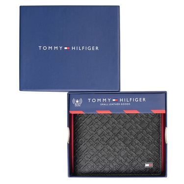 Tommy Hilfiger Greywalls Men's Global Coin Wallet Black