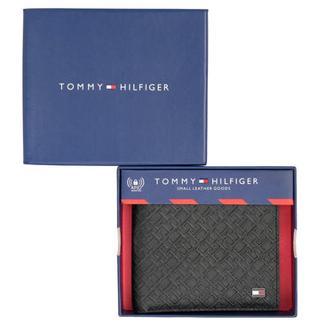 Tommy Hilfiger Greywalls Mens Slimfold Wallet Black