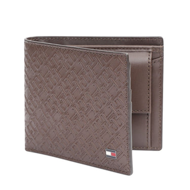 Tommy Hilfiger Greywalls Men's Global Coin Wallet Brown